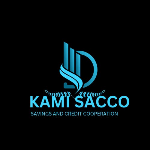 Blue KAMI SACCO savings and credit cooperative logo